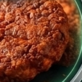 Spiced chicken patty